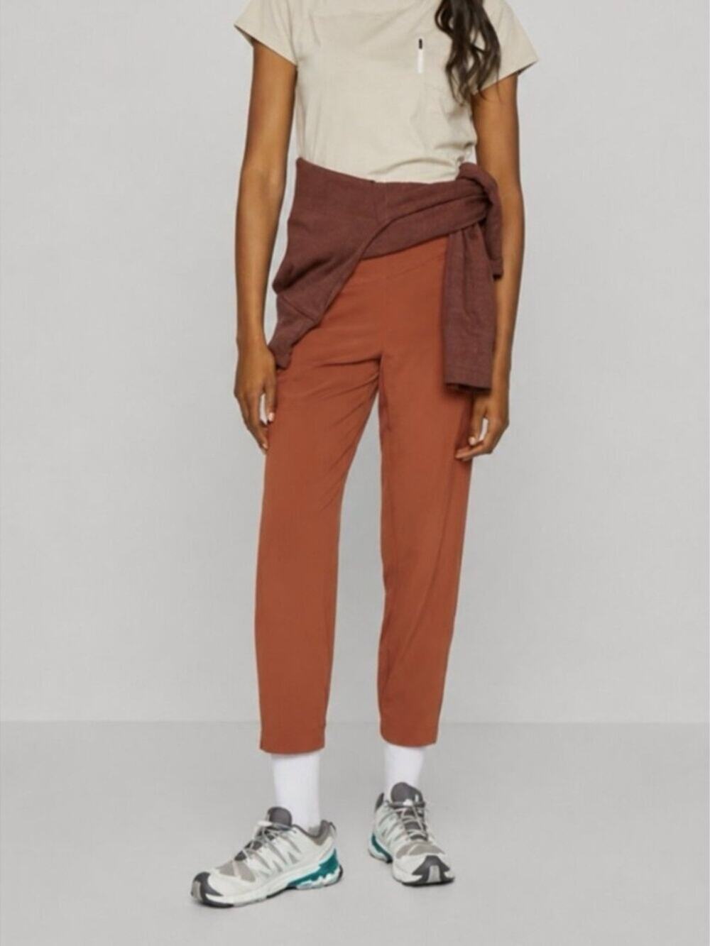 Athleta Brooklyn Heights High Rise Jogger Burnt Orange Size 12